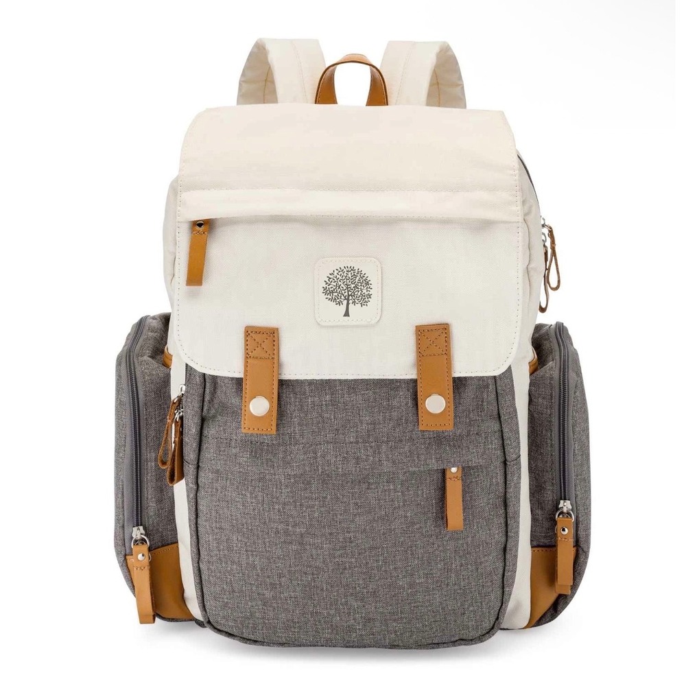 Parker Baby Co. Birch Bag Diaper Backpack in Cream NWT